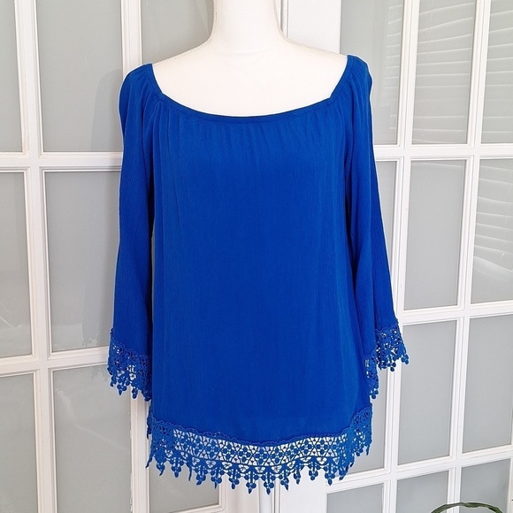 Socialite Off The Shoulder Boho Blouse - Picture 5 of 13